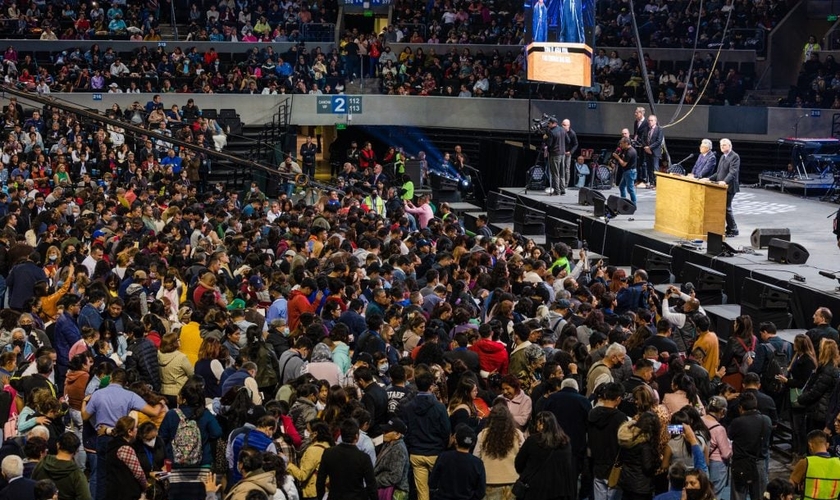 Cruzada evangelística no México. (Foto: Associação Evangelística Billy Graham)