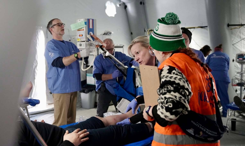 Montado em Antioquia, o hospital possui 52 leitos e cerca de 100 profissionais. (Foto: Samaritan's Purse).