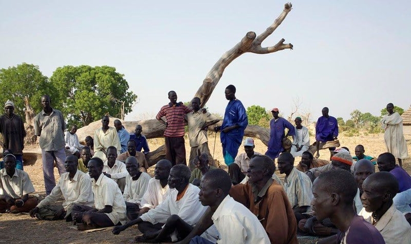 Yousif Ayoub Hussein Ali foi detido durante um culto ao ar livre. (Foto: Imagem ilustrativa/UNDP South Sudan/Brian Sokol).