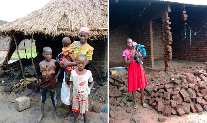 Centenas de famílias tiveram casas destruídas. (Foto: Missão Mãos Estendidas)