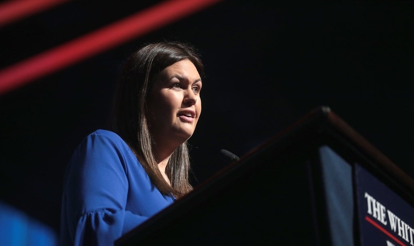 Sarah Huckabee Sanders, governadora do Arkansas. (Foto: Flick/Gage Skidmore)