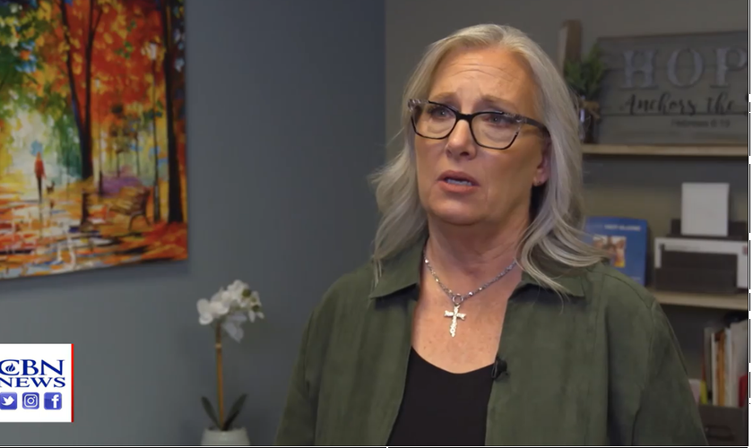 Christy Summers da “Restored Hope Network”. (Captura de tela/CBN News)