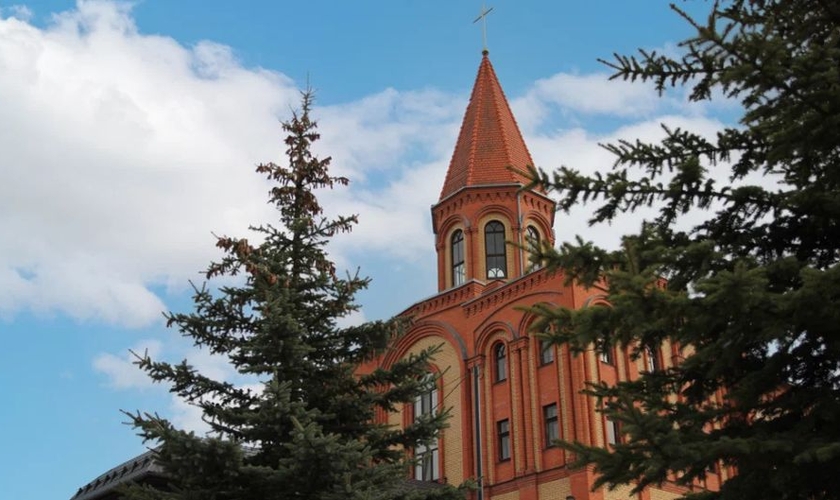 Primeira Igreja de Batistas Cristãos Evangélicos de Bryansk. (Foto: Reprodução/Evangelical Focus-Yandex)