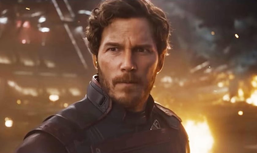 Chris Pratt no novo filme da Marvel. (Foto: Reprodução/YouTube/Marvel Brasil)