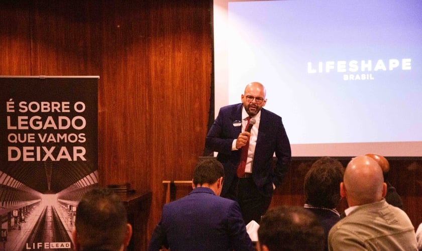 Encontro entre executivos da Chick-fil-A e líderes em SP. (Foto: Davi Seiffert)