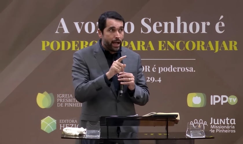 Pastor Paulo Junior. (Foto: Captura de tela/YouTube Igreja Presbiteriana de Pinheiros)