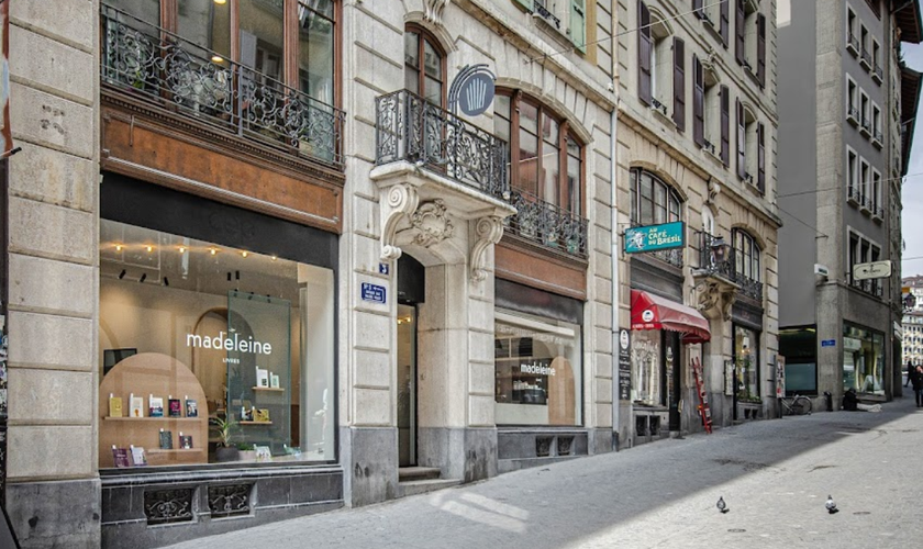 Livraria Madeleine, no centro de Lausanne, Suíça. (Captura de tela/Google Maps/Madeleine)