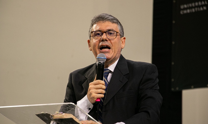 Glauco Barreira ministrou na Expoevangélica 2023, em Fortaleza. (Foto: Guiame/Marcos Paulo Corrêa).