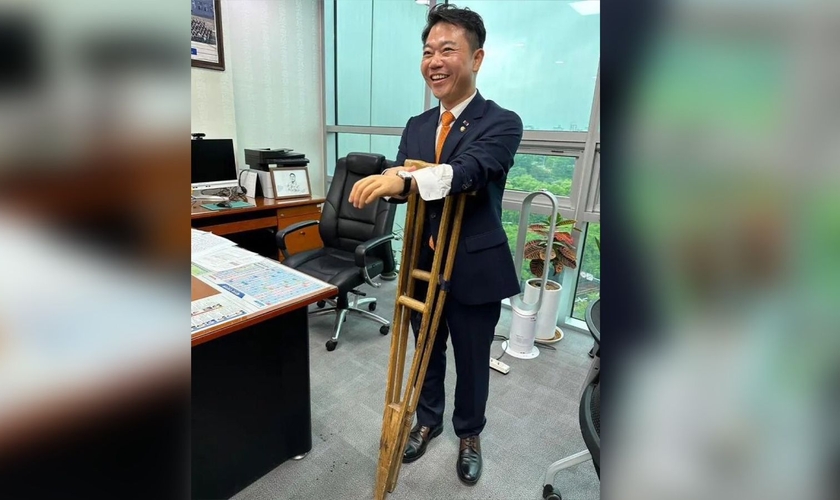 Ji Seong-Ho é membro da Assembleia Nacional na Coréia do Sul. (Foto: Reprodução/CBN News)