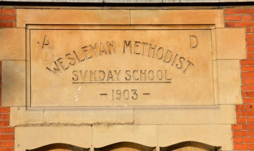 Escola Dominical Metodista Wesleyana, 1903. King's Road, Chelsea, Londres. (Foto: Victorian)