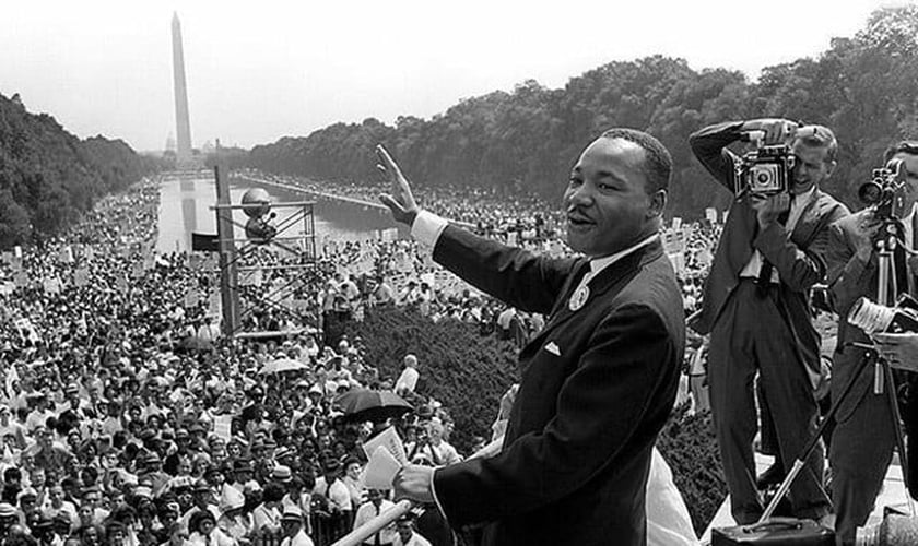 Martin Luther King Jr. discursa em Washington. (Foto: Flickr/National Park Service)