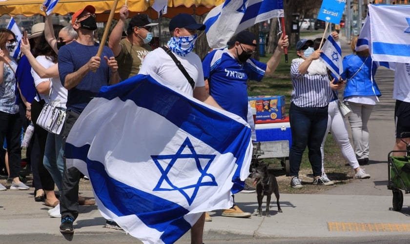 Manifestação pró-Israel. (Foto representativa: Unsplash/Chris Earn)