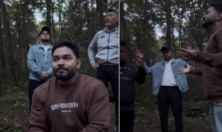 Yudi intercedeu na Floresta Aokigahara. (Foto: Instagram/Yudi Tamashiro).