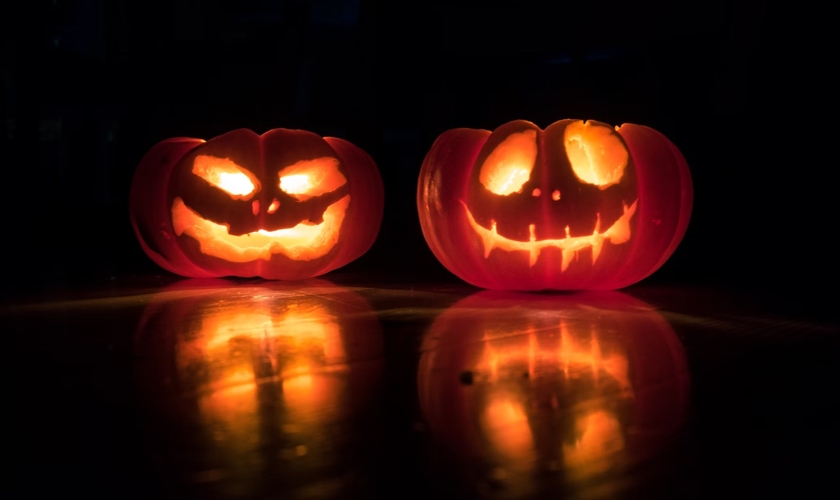 Decoração de Halloween. (Foto representativa: Unsplash/David Menidrey)