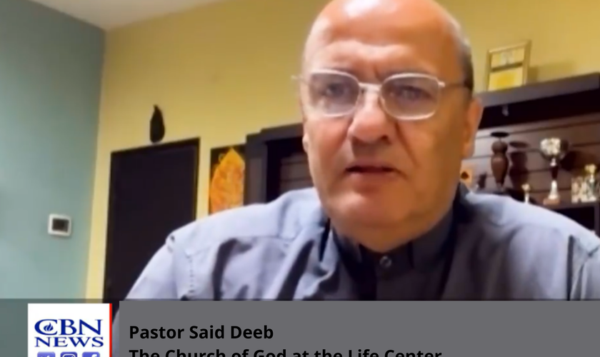 Pastor Said Deeb, em entrevista à CBN News. (Captura de tela/CBN News)