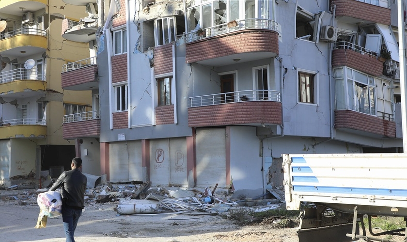 Cenas após o terremoto de fevereiro. (Foto: Reprodução/Flickr Dipartimento della Protezione Civile)