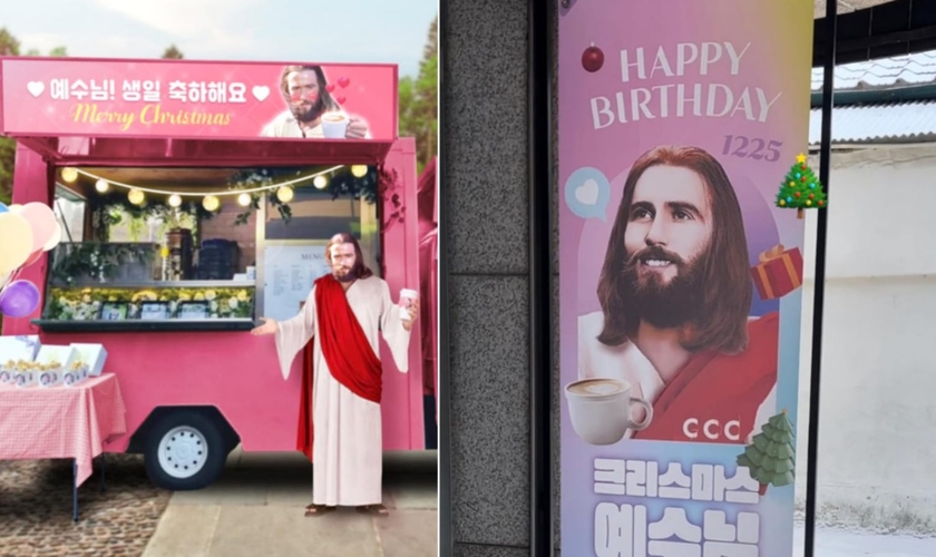 O “fan cafe” celebrou o aniversário de Jesus. (Foto: X/boo_eol).