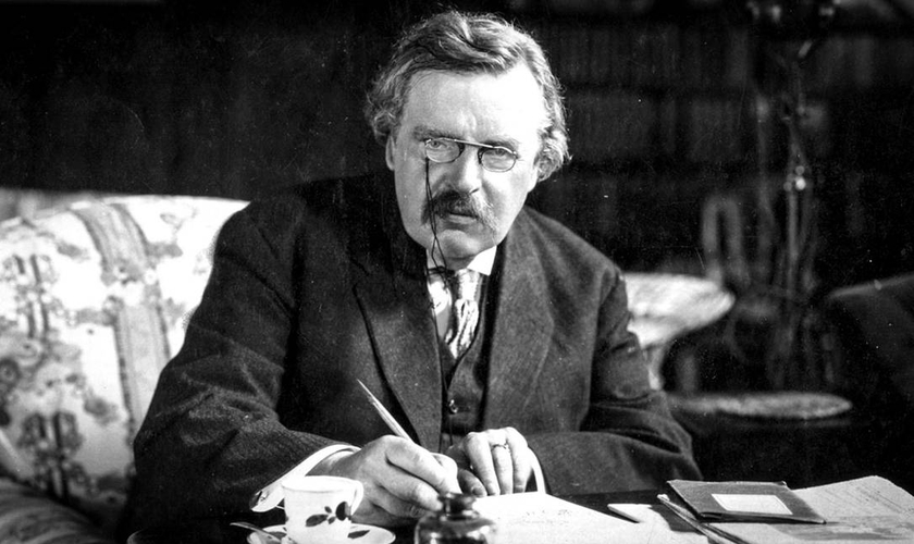 O autor cristão G. K. Chesterton. (Foto: Creative Commons)