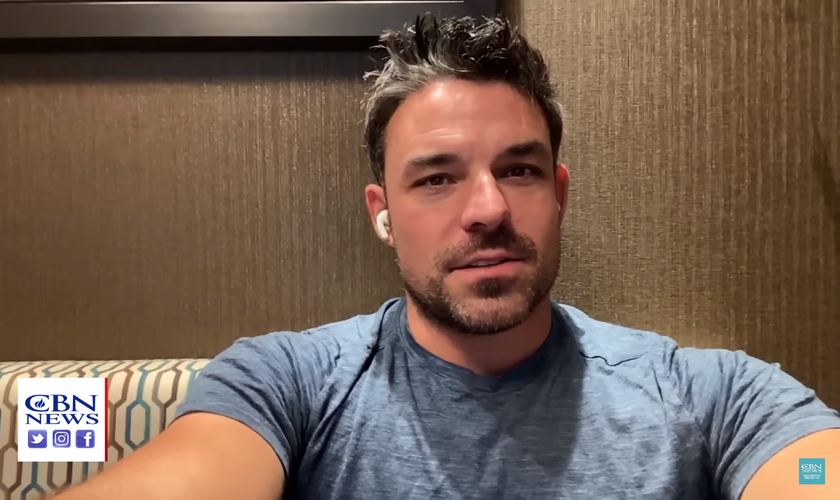Jesse Hutch ressaltou a importância de viver de acordo com os princípios cristãos. (Foto: Reprodução/CBN News).