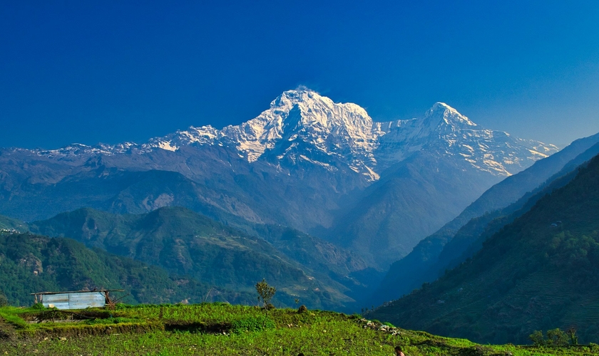 Cordilheira do Himalaia no Nepal. (Foto: Imagem ilustrativa/Unsplash/Giacomo Berardi).