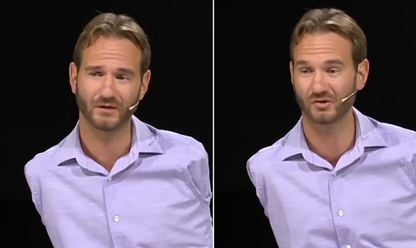 Nick Vujicic. (Foto: Reprodução/YouTube/NickV Ministries) 