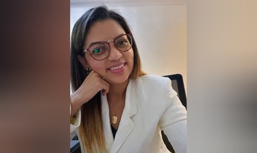 Silvânia Andrade foi curada por Deus: (Foto: Site Mulher Cristã).