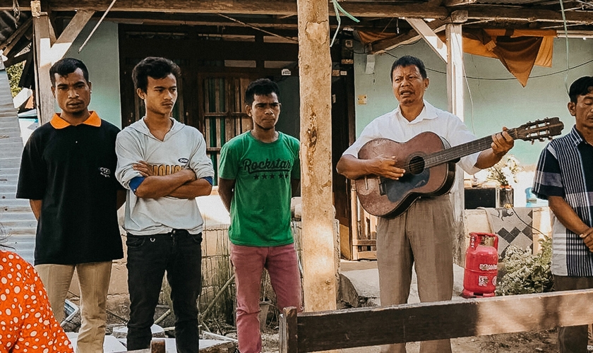 Cristãos na Indonésia. (Foto: Open Doors).