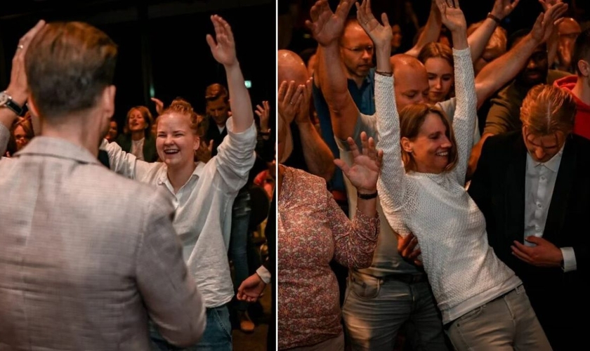 O culto na Holanda. (Foto: Reprodução/Revive)