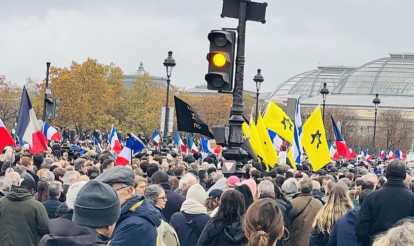 Marcha contra o antissemitismo em Paris. (Foto: Wikipédia)