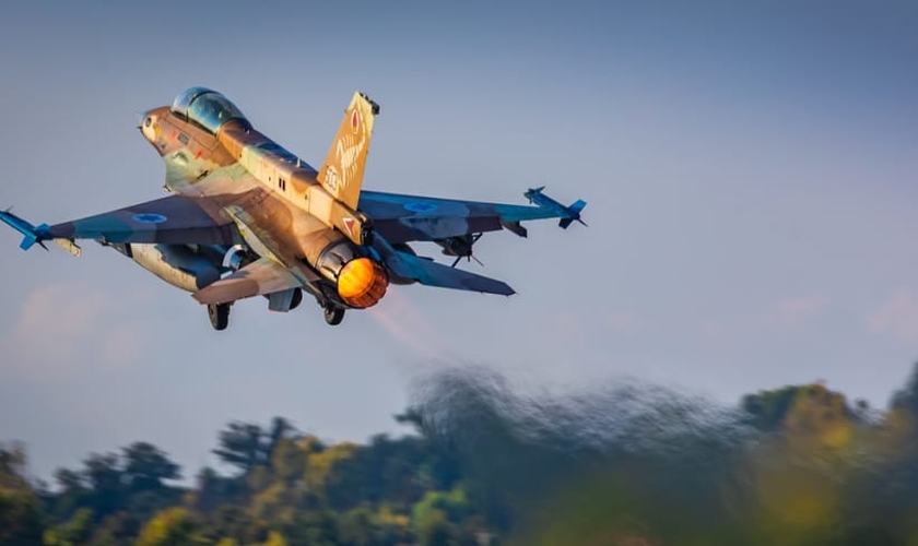 Aeronave da Força Aérea Israelense. (Foto: Unidade de Porta-Vozes das IDF)