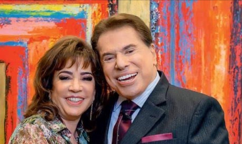 Íris e Silvio Santos. (Foto: Instagram/Íris Abravanel).