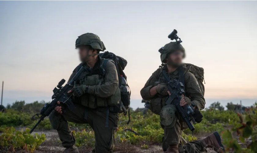 Soldados israelenses em Gaza. (Foto: IDF)