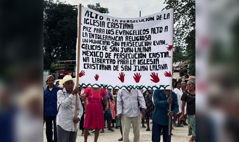 Protesto no México. (Foto: Reprodução/CSW)