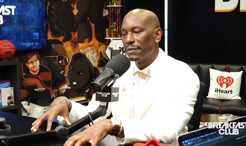 Tyrese Gibson. (Foto: Reprodução/YouTube/Breakfast Club Power 105.1 FM).