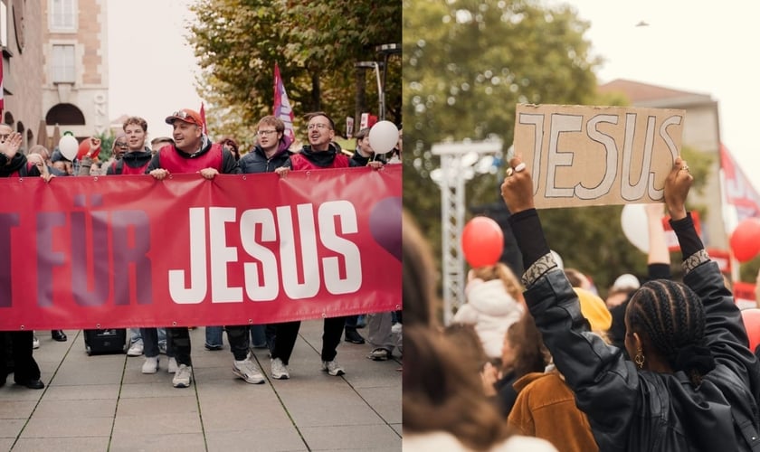 Marcha para Jesus na Alemanha. (Foto: Holy Spirit Night Movement/noelthecreative).