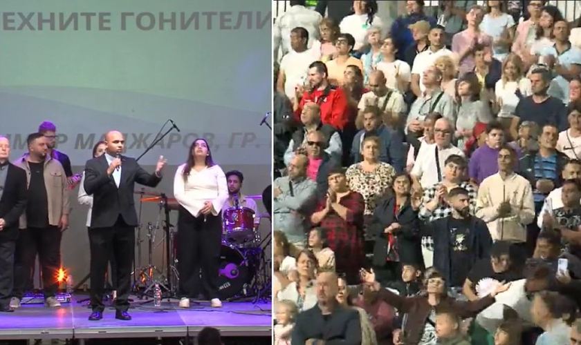 Evento anual de oração. (Foto: Reprodução/Facebook/Общо молитвено движение и братолюбие)
