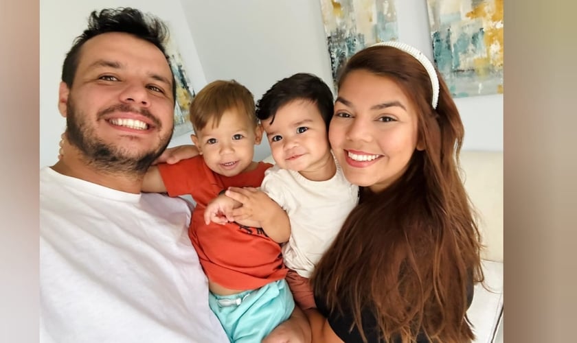 Rafaela e sua família. (Foto: Cortesia).