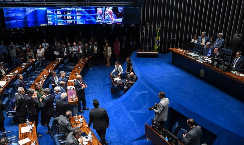 Plenário do Senado Federal durante sessão deliberativa ordinária. (Foto: Jonas Pereira/Agência Senado)