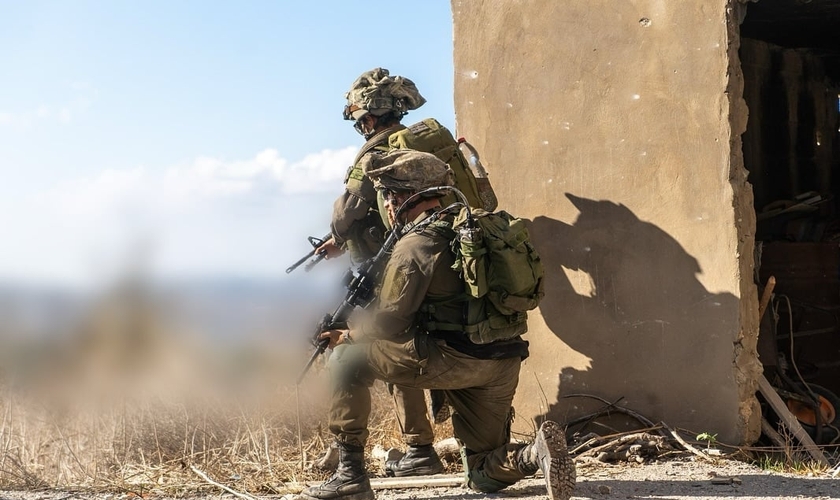 Tropas operando para restaurar a segurança em Israel. (Foto: Instagram/IDF)