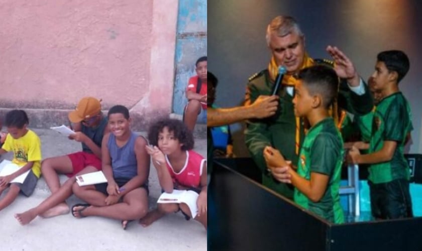 Diego foi evangelizado por outras crianças de sua vizinhança. (Foto: Notícias Adventistas).