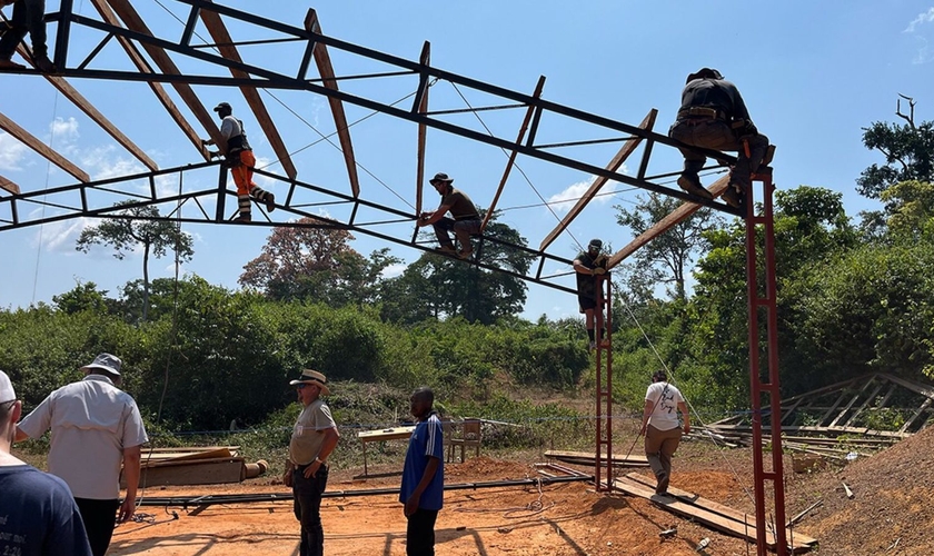 A construção da igreja na região. (Foto: Reprodução/AG News)