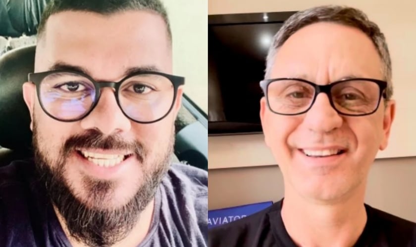 O missionário Saulo Farias e o pastor Luiz Kamp. (Foto: Reprodução/Instagram).