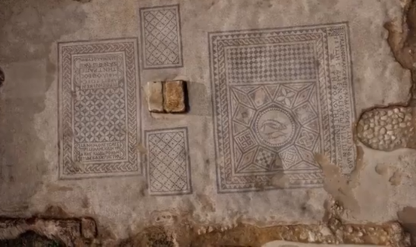 Antigo sítio arqueológico onde o Mosaico de Megido teria sido encontrado em Israel. (Captura de tela/Fox News)