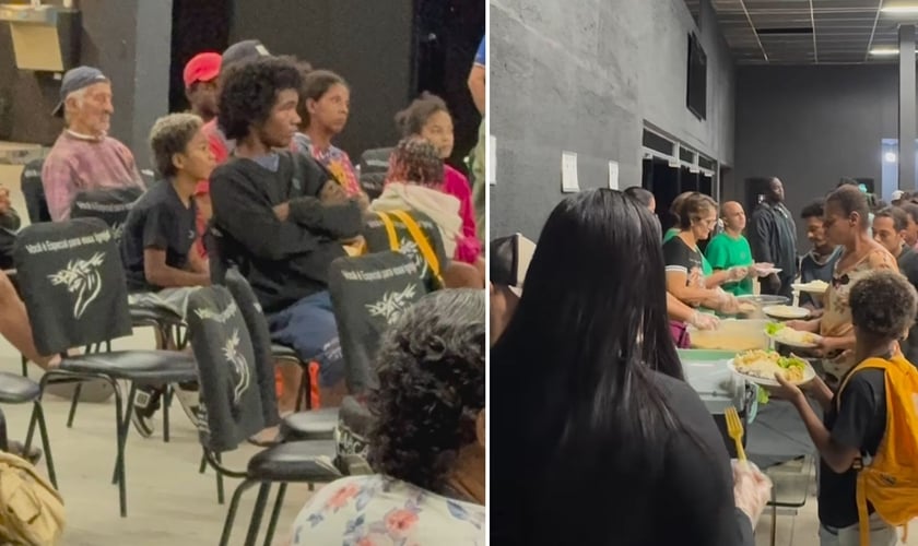 O culto. (Foto: Reprodução/Instagram/Leonardo Apicelo)