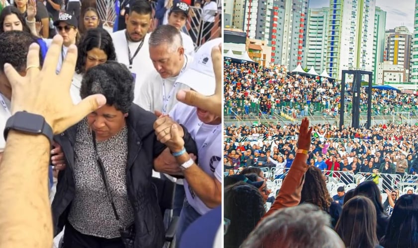 O “Milagres Maringá” atraiu mais de 25 mil pessoas. (Foto: Reprodução/Instagram/Yudi Tamashiro/Instagram/Milagres Maringá).