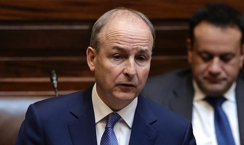 O primeiro-ministro irlandês Micheál Martin. (Foto: Wikipedia)