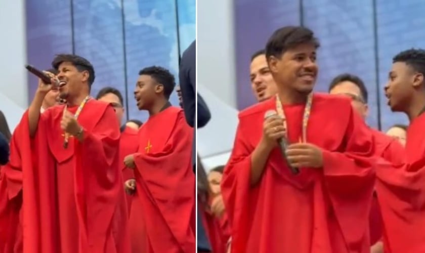 Hoje, Marcelo Almeida Lima consegue cantar no coral de sua igreja. (Foto: Reprodução/Instagram/Marcelo Almeida Lima).