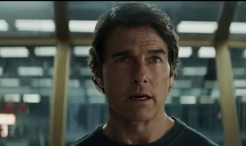Tom Cruise em cena do trailer oficial de “Missão: Impossível – Acerto Final”. (Captura de tela/YouTube/Paramount Pictures)