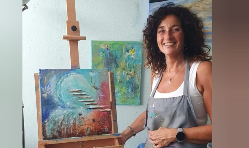 Marjon van Duijn tinha o lado esquerdo paralizado devido ao AVC. (Foto: Revive).