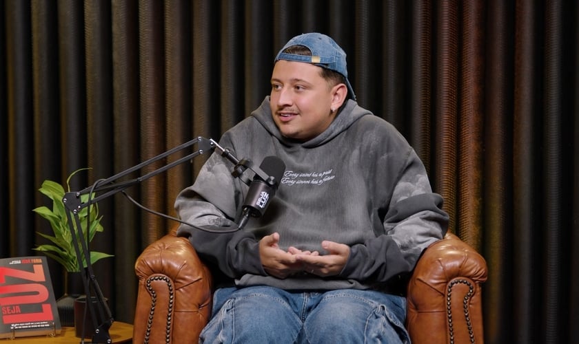 O rapper cristão revelou que a música “Dona Maria” é um testemunho real. (Foto: Reprodução/YouTube/Igor Faria).